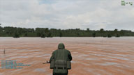 VTE ArmA 2 Screenshot: Crossing Shallow River